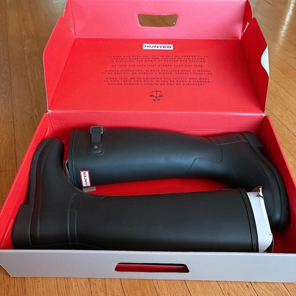 Hunter boots refined tall black 6 - Picture 4 of 6